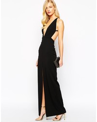 SOLACE London Irvin Maxi Dress With Cut Out Back
