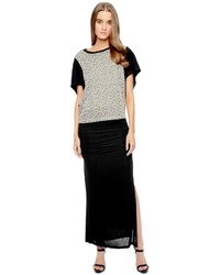Ella Moss Icon Ruched Maxi Skirt