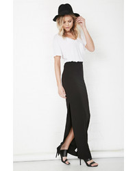 BB Dakota Zellie Maxi Skirt In Black Xs S