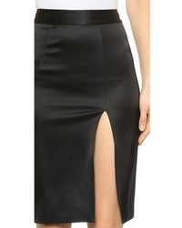 L'Agence Skirt With Front Slit