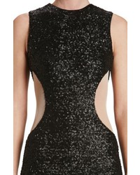 Dress the Population Ryan Side Cutout Sequin Midi Dress