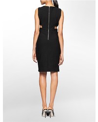 Calvin Klein Textured Side Cutout Sleeveless Dress