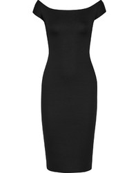 Antonio Berardi Cutout Scuba Modal Dress Black