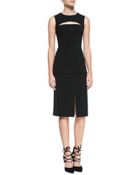 Opening Ceremony Kaat Cutout Crepe Apron Dress