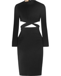 Michael Kors Michl Kors Collection Cutout Cady Dress Black