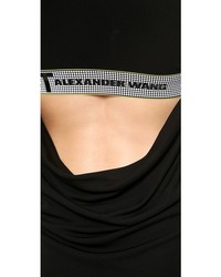 Alexander Wang T By Drape Back Long Sleeve Dress