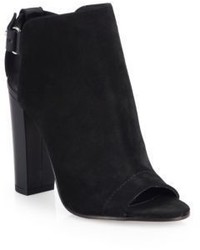 Vince Addison Suede Open Toe Ankle Boots
