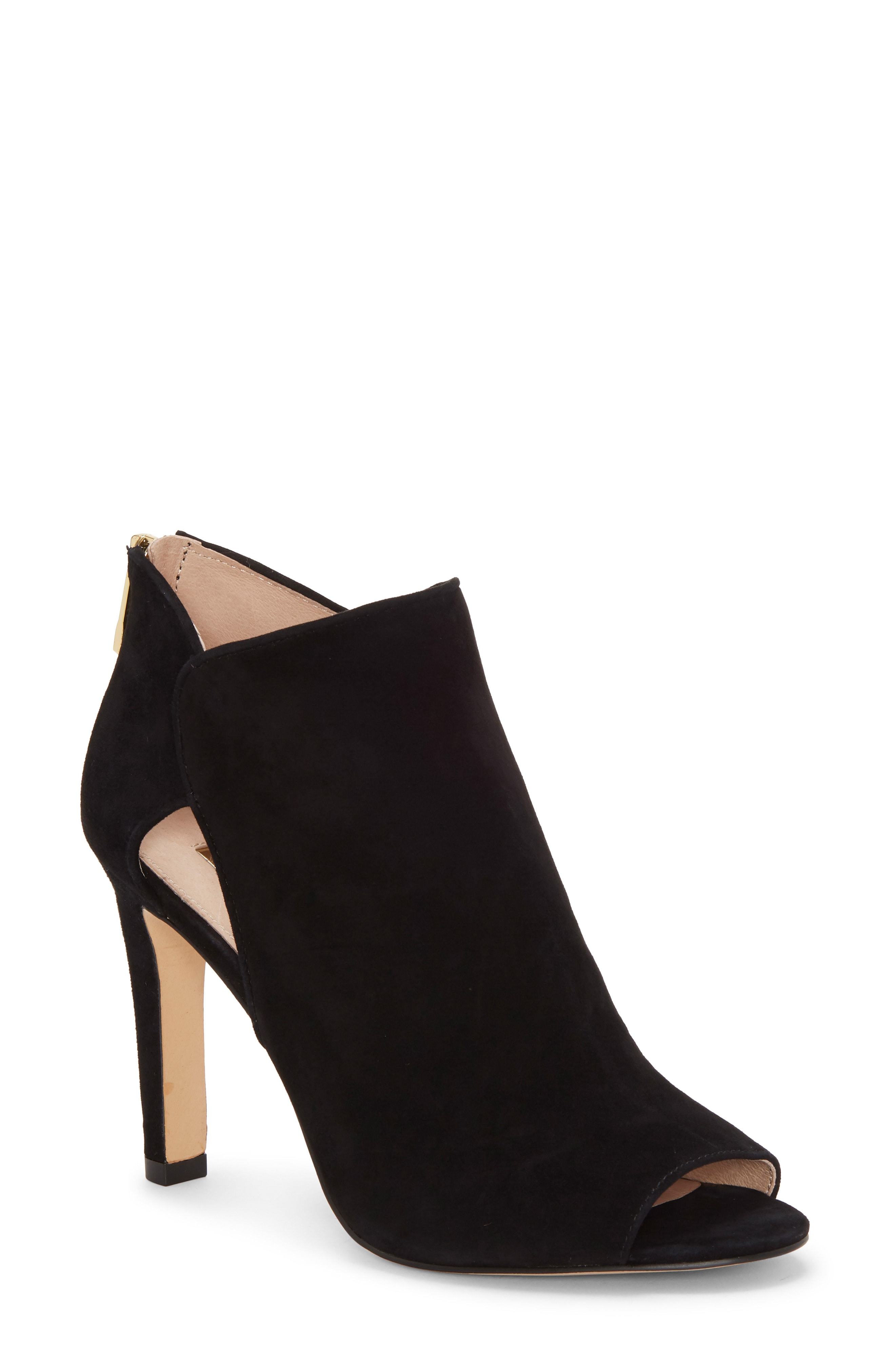 louise et cie peep toe bootie