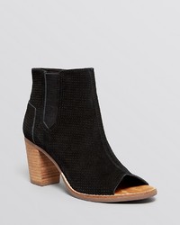 Toms Open Toe Perforated Booties Majorca