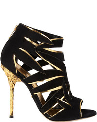 Sergio Rossi Ramage Cutout Ankle Boot