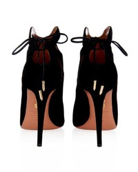 Aquazzura Walk This Way Suede Ankle Boots