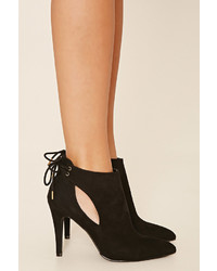 Forever 21 Faux Suede Booties