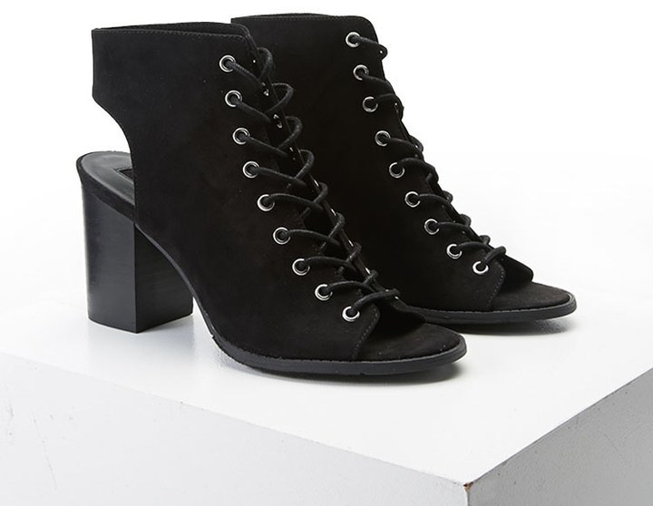 forever 21 black ankle boots