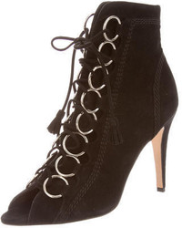 Brian Atwood Peep Toe Ankle Boots W Tags