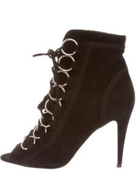 Brian Atwood Peep Toe Ankle Boots W Tags
