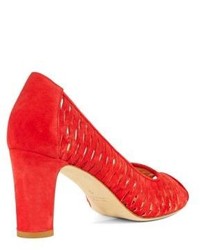 Aquatalia by Marvin K Aquatalia Roxy Cutout Peep Toe Heels