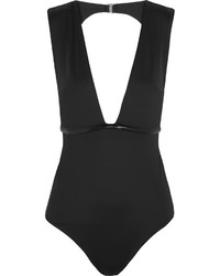 Fleur Du Mal Cutout Swimsuit Black