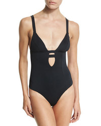 Vitamin A Neutra Strappy Back One Piece Swimsuit Eco Black