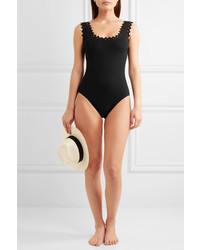 Karla Colletto Reina Cutout Underwired Swimsuit Black