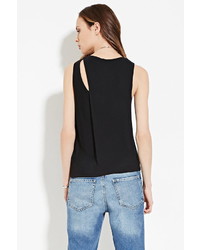 Forever 21 Contemporary Cutout Layered Top