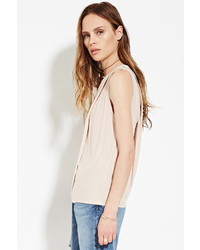 Forever 21 Contemporary Cutout Layered Top