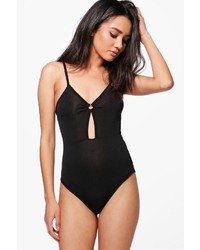 Boohoo Petite Charlotte Cut Out Ring Detail Strappy Body