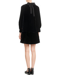 Fendi Velvet Skirt With Cutout Paneling