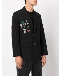 Song For The Mute Badge Detailing Single Breasted Blazer