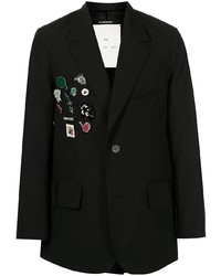 Song For The Mute Badge Detailing Single Breasted Blazer