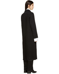 MM6 MAISON MARGIELA Black Long Denim Coat