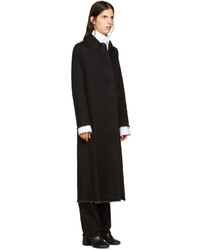 MM6 MAISON MARGIELA Black Long Denim Coat