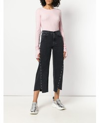 7 For All Mankind Cropped Asymmetric Jeans