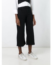 7 For All Mankind Wide Leg Cropped Jeans