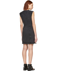 3.1 Phillip Lim Black Asymmetric Denim Dress