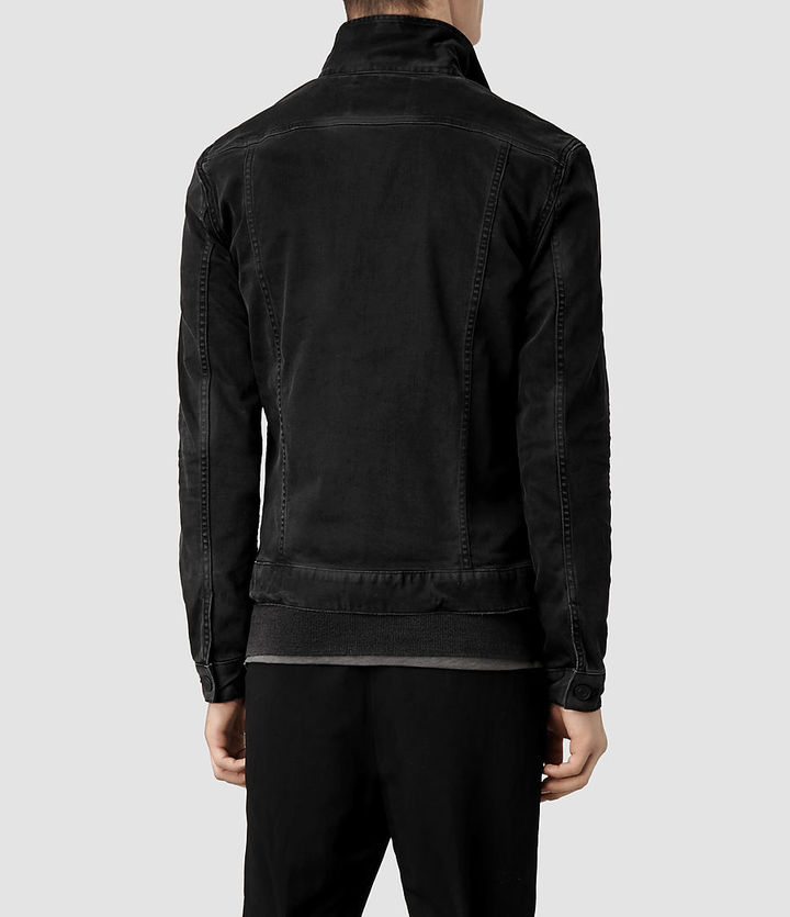 AllSaints Basalt Denim Jacket, $215 | AllSaints | Lookastic