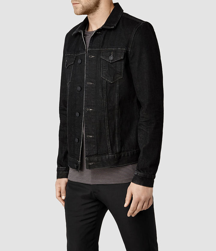 AllSaints Tami Denim Jacket, $268 | AllSaints | Lookastic