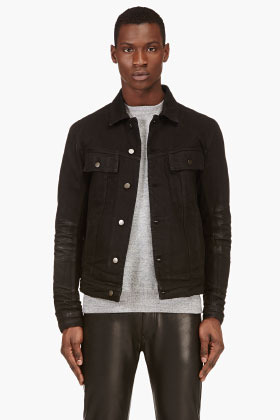 Balmain Black Distressed Denim Jacket | Where to buy & how to wear