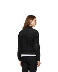 Saint Laurent Black Classic Denim Jacket