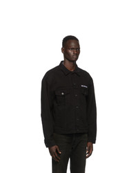 Balenciaga Black Crew Large Fit Jacket