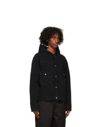 Mastermind World Black Denim Hooded Jacket