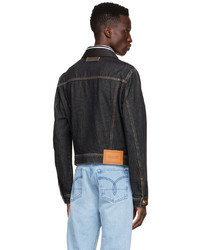 Versace Black Denim Jacket