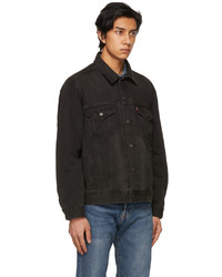 Levi's Black Denim Vintage Fit Trucker Jacket