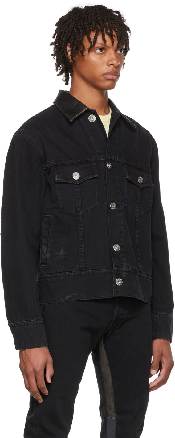Lanvin Black Gallery Dept Edition Denim Jacket, $1,800 | SSENSE | Lookastic