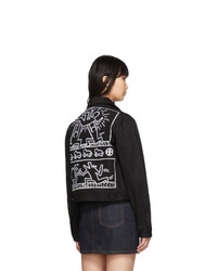Études Black Keith Haring Edition Denim Celeste Jacket