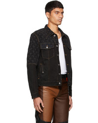 Marine Serre Black Moon Denim Jacket