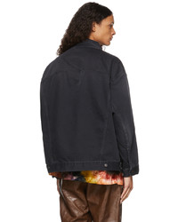 Acne Studios Black Oversized Denim Jacket