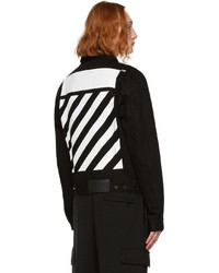 Off-White Black Slim Diag Jacket