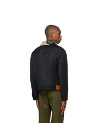 Loewe Black Wool Denim Jacket