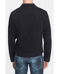 True Religion Brand Jeans Danny Black Denim Jacket