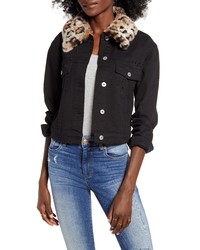 BB Dakota Cant Meow Denim Jacket With Removable Faux